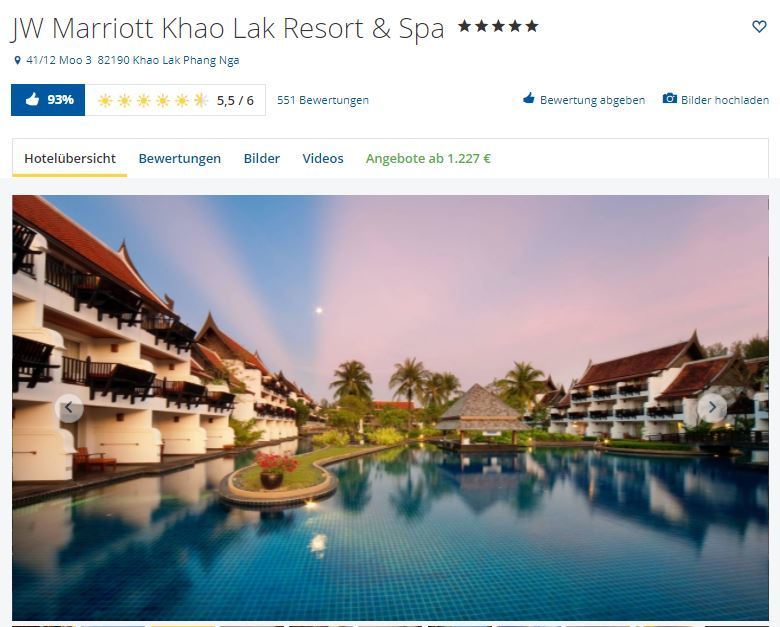 Marriott Khao Lak holidaycheck